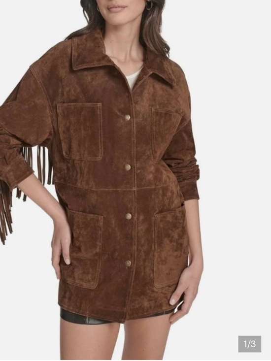 Levi's Jackets & Blazers - Levi's Brown Suede Fringe Jacket